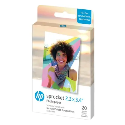 HP Zink Paper Sprocket Select 20 ks 2,3x3,4"