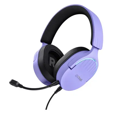 Trust GXT490P Fayzo 7.1 USB Gaming Headset Fialová