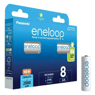 Panasonic Eneloop AA 8ks 3MCCE/8BE Bílá