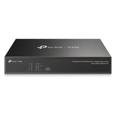 TP-Link VIGI NVR1004H-4P Černá