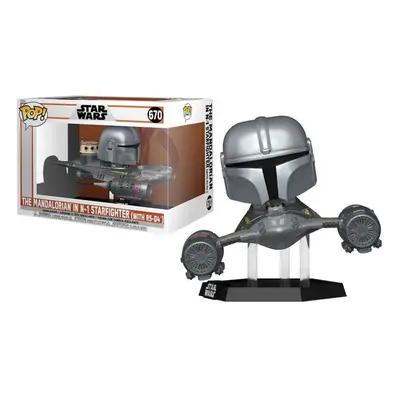 Funko Pop! Rides Star Wars The Mandalorian The Mandalorian in N1 Starfighter with R5 D4 670