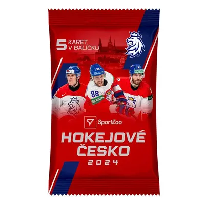 Hokejové karty SportZoo Hobby balíček Hokejové Česko 2024