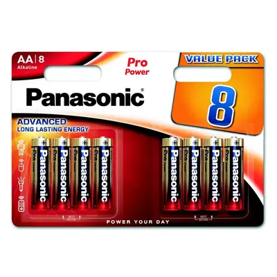 Panasonic Pro Power Gold AA alkalická baterie,8 ks