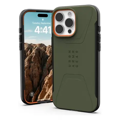 UAG Civilian Magsafe kryt iPhone 16 Pro Max olivově zelený