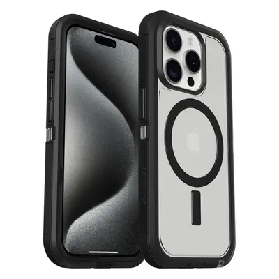 OtterBox Defender XT Clear pouzdro pro Apple iPhone 15 Pro Dark Side čiré/černé