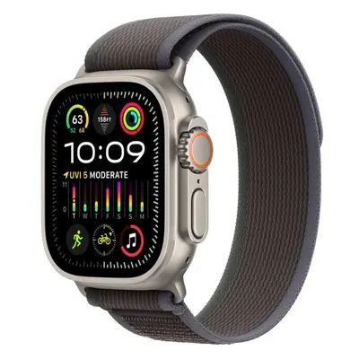 Apple Watch Ultra 2 49mm titanová s modročerným trailovým tahem M/L Titanová