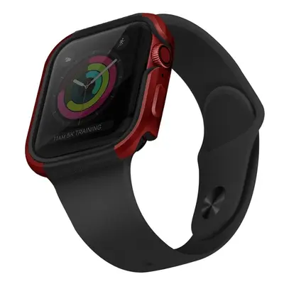 UNIQ Valencia kovové pouzdro Apple Watch (44mm) červené