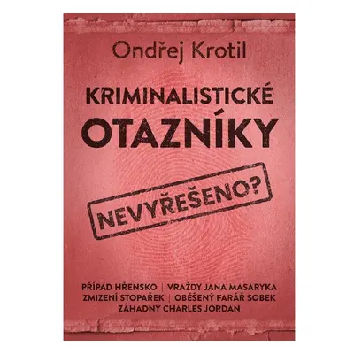 Kriminalistické otazníky