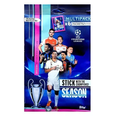 Fotbalové samolepky Topps UEFA UCL - Multipack