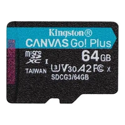 Kingston Micro SDXC Canvas Go! Plus 64GB UHS-I U3 SDCG3/64GBSP