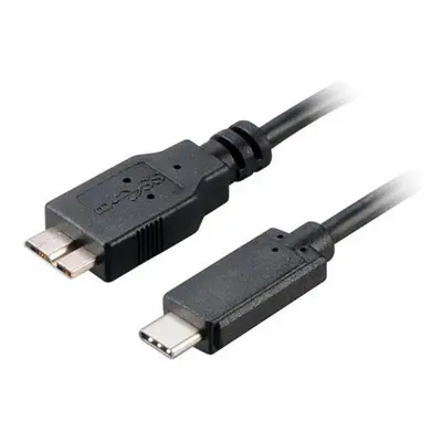 Akasa SuperSpeed+ USB 3.1, Type-C na Micro B, 100cm, černá