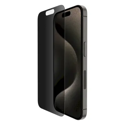 Belkin SCREENFORCE TemperedGlass Privacy Anti-Microbial sklo iPhone 15 Pro