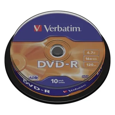 VERBATIM DVD-R(10 ks)Spindle/General Retail/16x/4.7GB