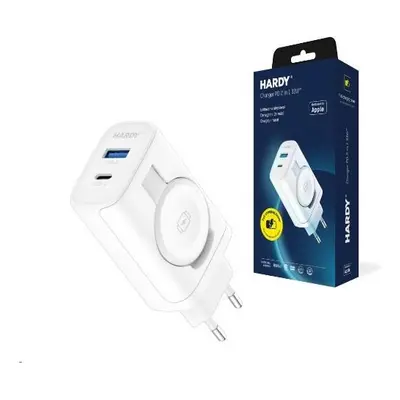 3mk Hardy Charger PD 2v1 33W síťová nabíječka pro Apple bílá