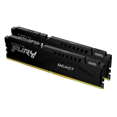 Kingston Fury Beast 16GB 6000MHz CL40 DDR5 DIMM (2x8) Black kf560c40bbk2-16 Černá