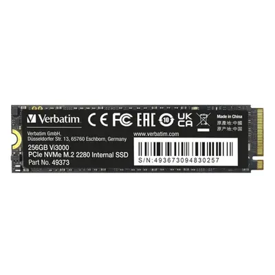 VERBATIM SSD Vi3000 Internal PCIe NVMe M.2 SSD 256GB