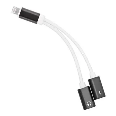 PremiumCord Adapter Lightning na 3,5mm jack audio + Lightning charging