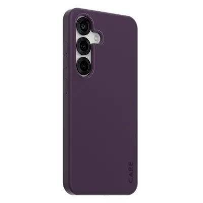 PanzerGlass® CARE kryt Samsung Galaxy S25 Fearlessly fialový (Plum Purple)