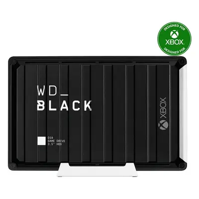 WD BLACK D10 Game Drive 12TB pro XBOX 3.5" externí disk WDBA5E0120HBK-EESN Černá