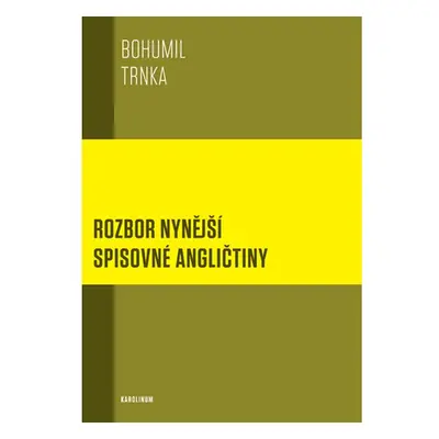 Rozbor nynější spisovné angličtiny