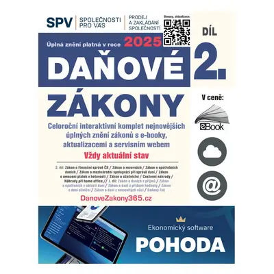 Daňové zákony 2025 XXL ProFi (Díl 2., právní stav 1. 1. 2025)