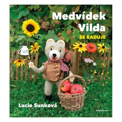 Medvídek Vilda se raduje