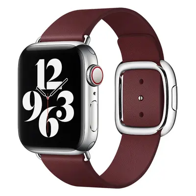 Apple Watch řemínek s moderní přezkou 40/38mm vel. L granátový Granátová