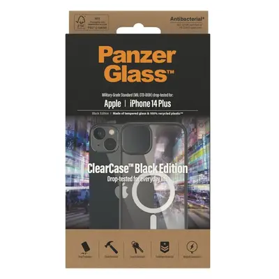 PanzerGlass™ ClearCase Apple iPhone 14 Plus (Black edition) s MagSafe