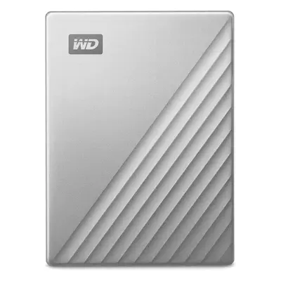 WD My Passport ULTRA 4TB USB-C Stříbrný externí 2,5" disk WDBFTM0040BSL-WESN Stříbrná