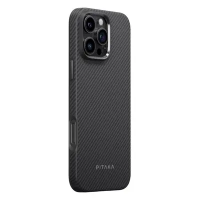 Pitaka MagEZ Case Pro 4 MagSafe kryt iPhone 16 Pro Black/Grey Twill