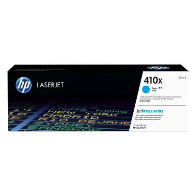 HP 410X originální tonerová kazeta azurová CF411X Azurová