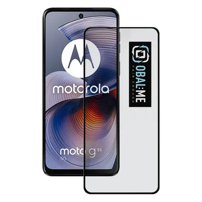 OBAL:ME 5D Tvrzené Sklo pro Motorola G55 černé