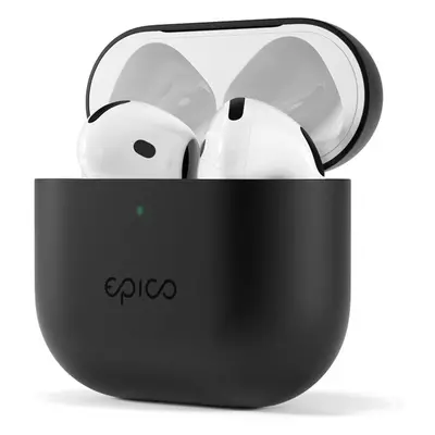 Epico silikonový kryt pro Airpods 4 černý Černá