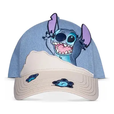 DIFUZED Kšiltovka Lilo & Stitch zakřivená faktura Cap Beach Day Stitch Vícebarevná