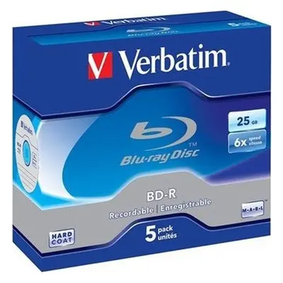 VERBATIM BD-R SL Datalife (5 ks) Blu-Ray/Spindle/6x/25GB