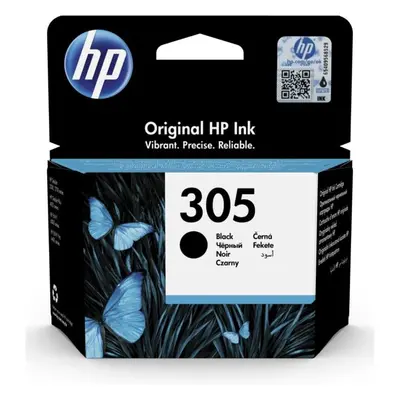 HP 305 originální inkoustová kazeta černá 3YM61AE Černá