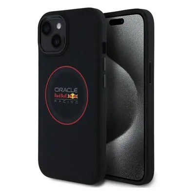 Oracle Red Bull Racing PU Leather Red Ring MagSafe kryt iPhone 13 modrý