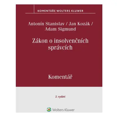 Zákon o insolvenčních správcích. Komentář. 2.vydání