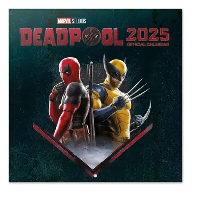 CurePink Oficiální nástěnný Marvel Comics Deadpool s plakátem SQ 30 x 30|60 cm [CP25010] 2025