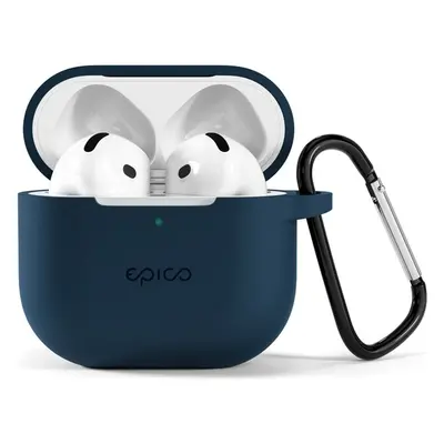 Epico odolný silikonový kryt pro Airpods 4 tmavě modrý Tmavě modrá