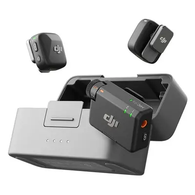 DJI Mic Mini (2 TX + 1 RX + nabíjecí pouzdro) Černá