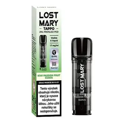 Lost Mary TAPPO předplněná kapsle Kiwi Passion Fruit Guava 1ks (17mg)