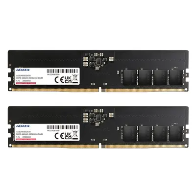 ADATA DIMM DDR5 2x16GB 4800MHz CL40 AD5U480016G-DT Černá