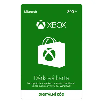 Xbox Live - kredit 800 Kč (digitální verze)