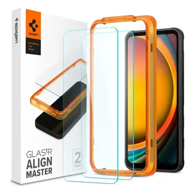 Spigen Glass tR AlignMaster 2 Pack tvrzené sklo Samsung Galaxy Xcover 7