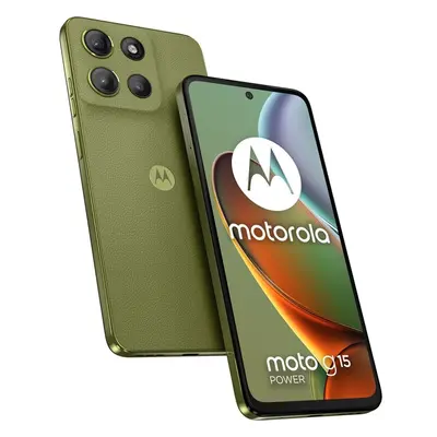 Motorola Moto G15 Power 8+256GB DS GSM tel. Iguana Green (Vegan Leather) Zelená