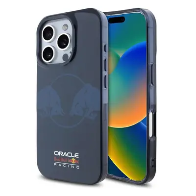 Oracle Red Bull Racing PC/TPU Two Bulls Magsafe kryt iPhone 16 Pro Max modrý