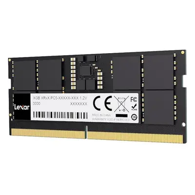 Lexar 16GB DDR5 4800MHz CL40 SODIMM (LD5DS016G-B4800GSST) Černá