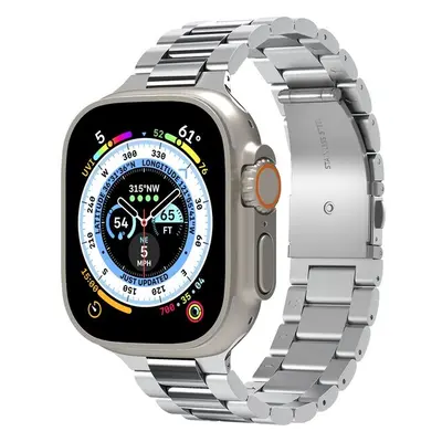 Spigen Modern Fit 316L řemínek pro Apple Watch 49mm/45mm/44mm/42mm stříbrná AMP06356 Stříbrná