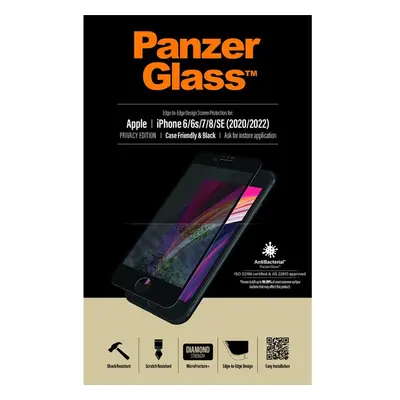 PanzerGlass Edge-to-Edge Privacy Apple iPhone 6/6s/7/8/SE (20/22) černé